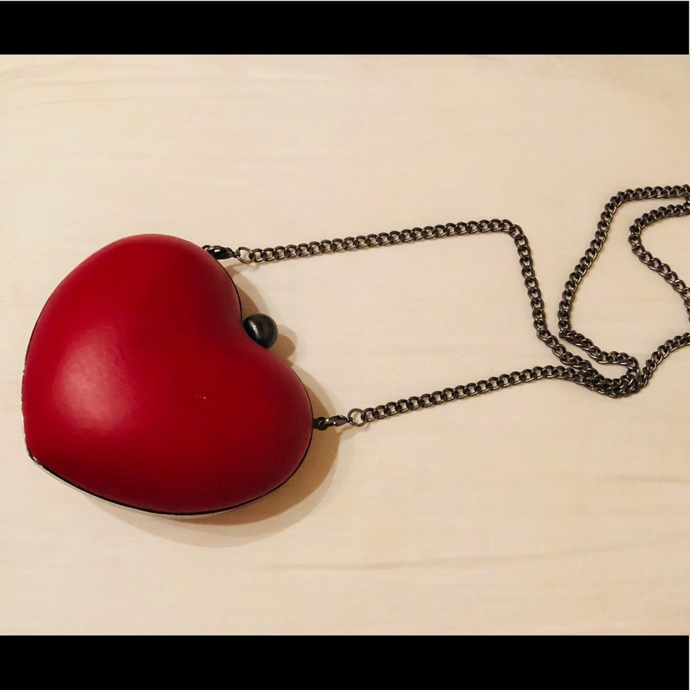 Vans Red Heart Clutch Purse
